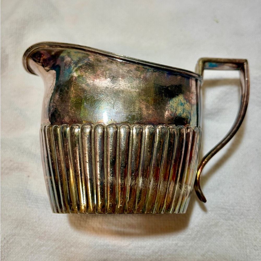 Elegant Silver Creamer Pitcher